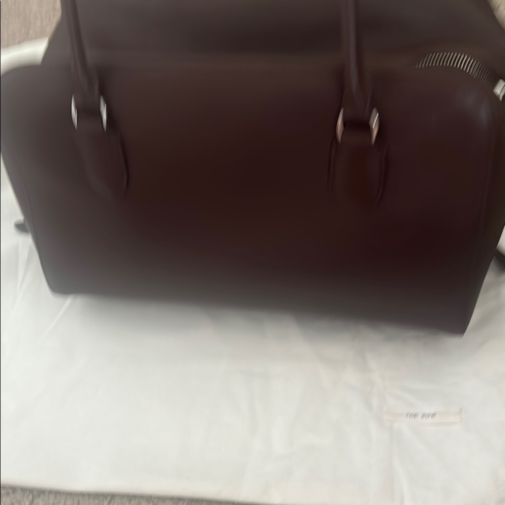 The Row Brown Leather Satchel Bag - Picture 4 of 8